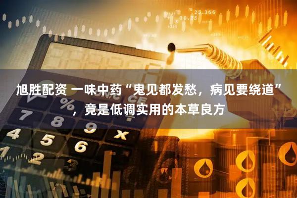 旭胜配资 一味中药“鬼见都发愁，病见要绕道”，竟是低调实用的本草良方
